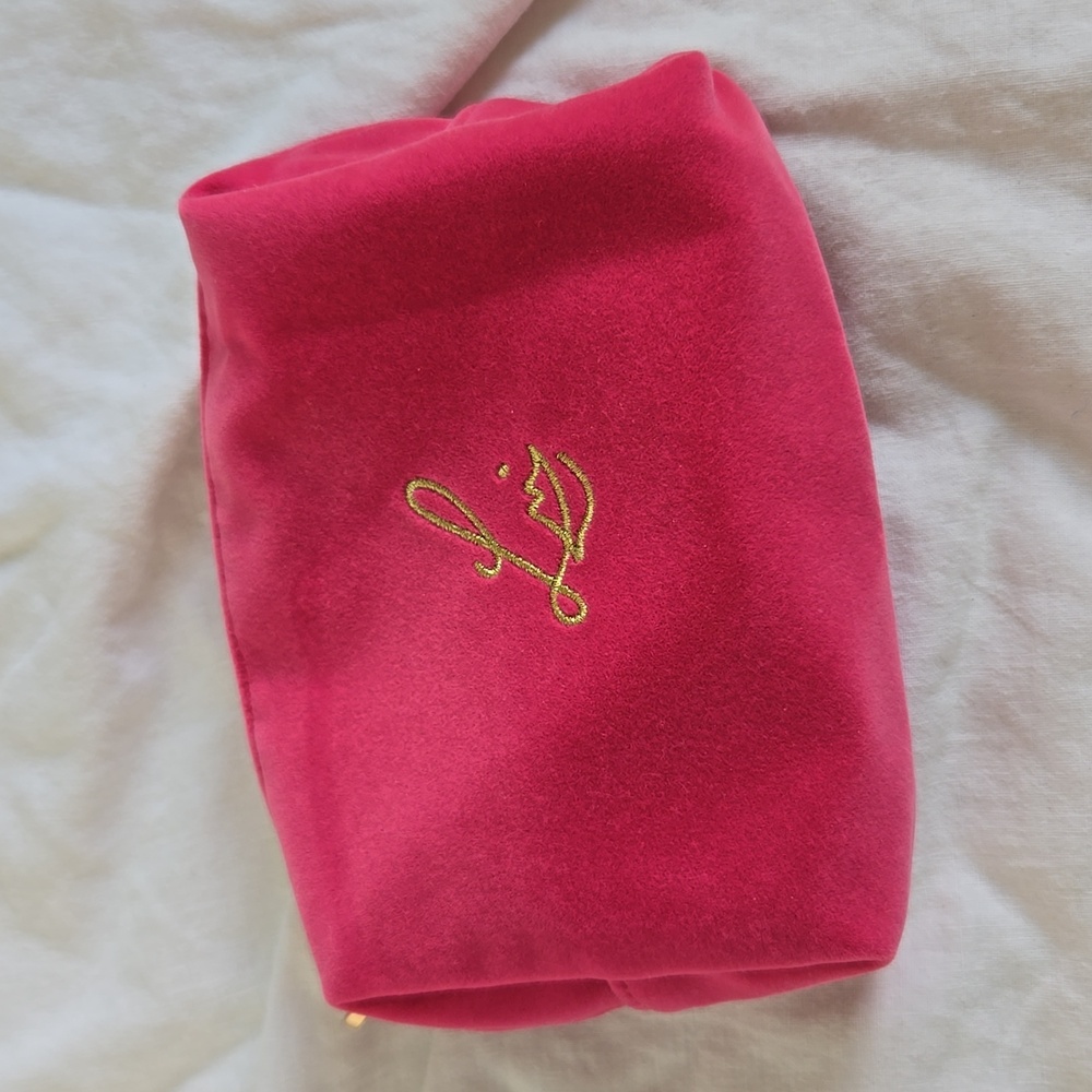 Lisa Eldridge Pink Velvet Makeup Case